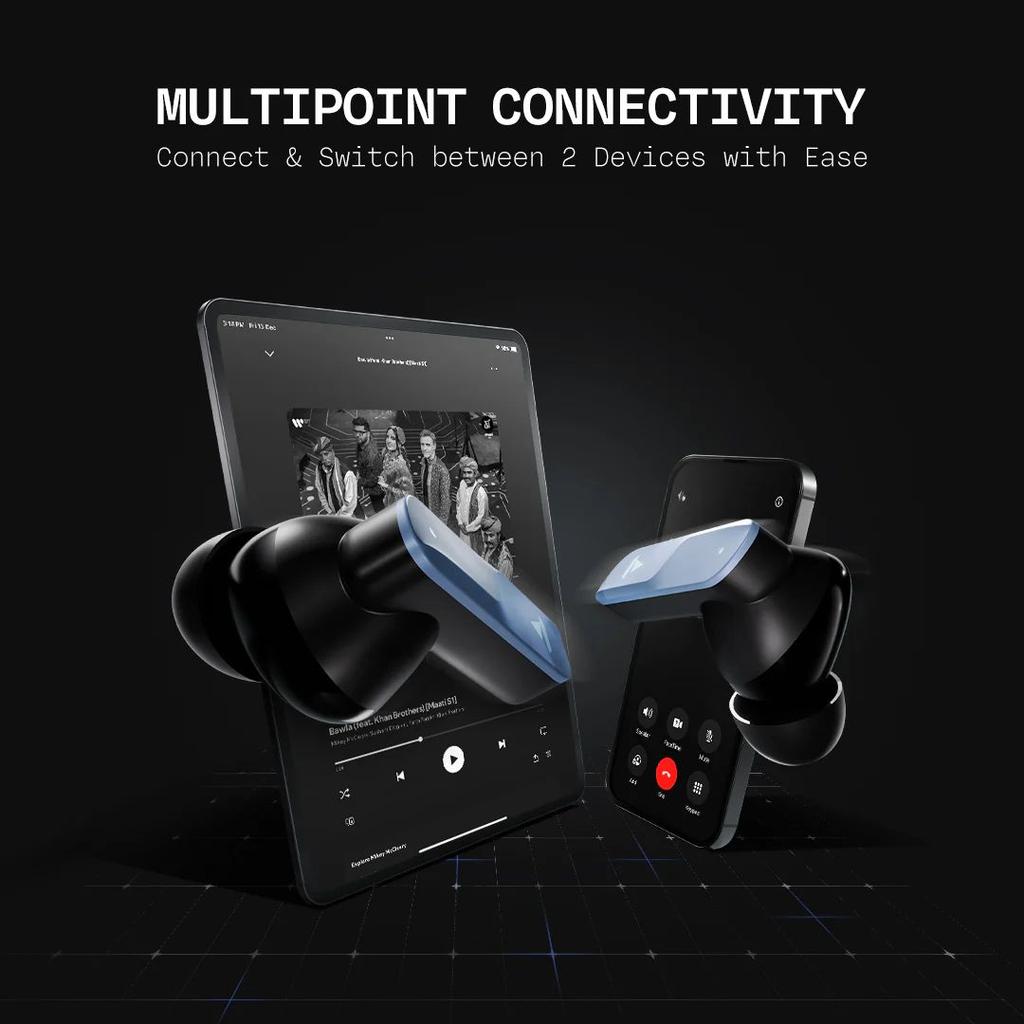 boAt Nirvana X TWS | Wireless Earbuds with Knowles dual drivers, Hi-Res Audio LDAC, 40 Hours Playback, boAt Hi-Fi Sound, ENx™ Technology, Dual Pairing — photo 5