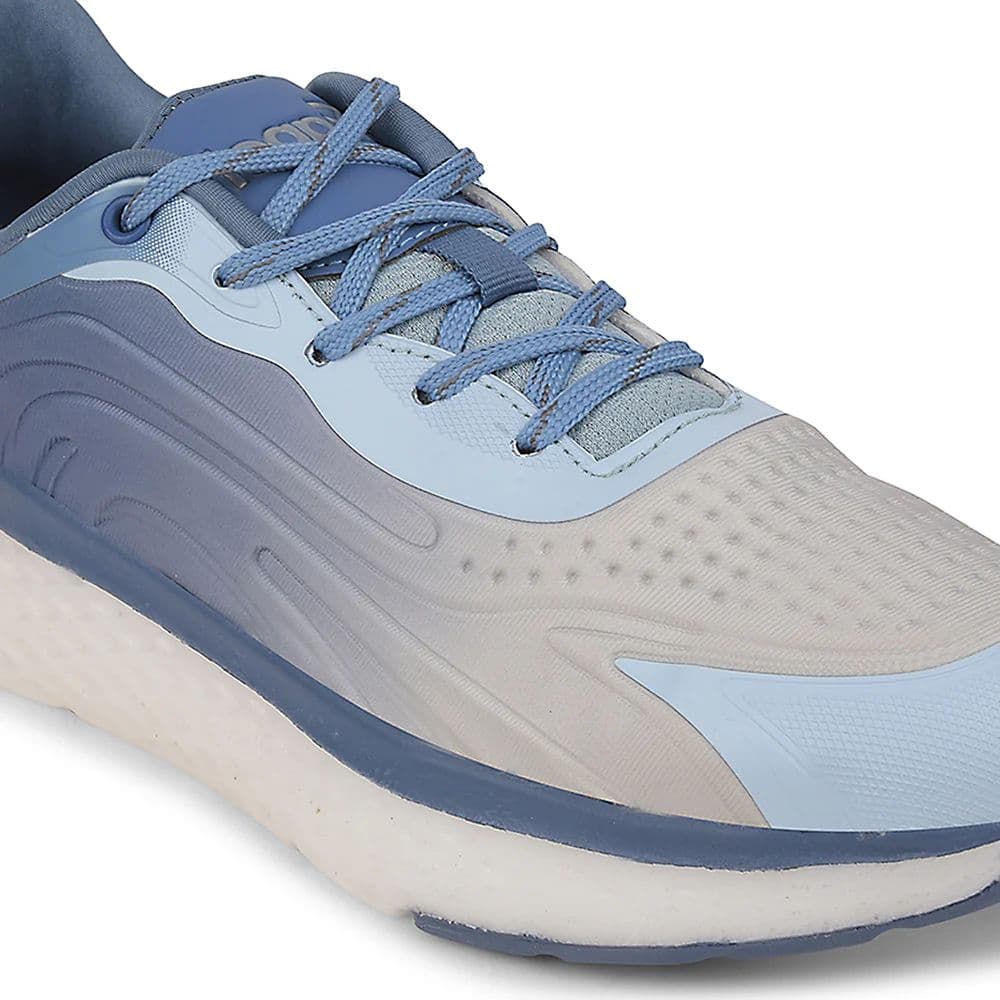 Leap7x Blue Sports Lacing Running Shoes For Men NITRUN-10 By Liberty — photo 5