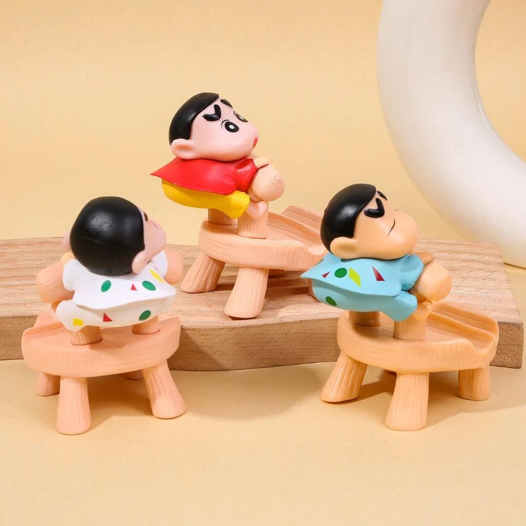 Shinchan on Chair Phone Holder | Cute PVC Figurine Stand for Smartphones — photo 5