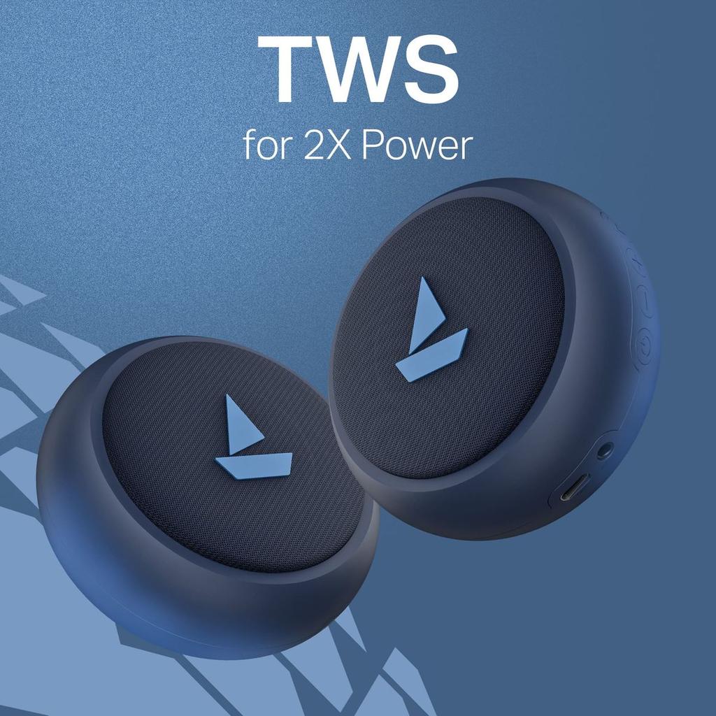 boAt Stone 108 | Portable Bluetooth Speaker with 3W Sound, 12H Playback, TWS feature & IPX4 Resistance — photo 4
