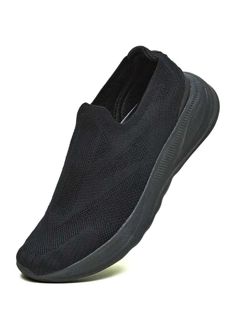 JETRA Black Men's Walking Shoes — photo 3