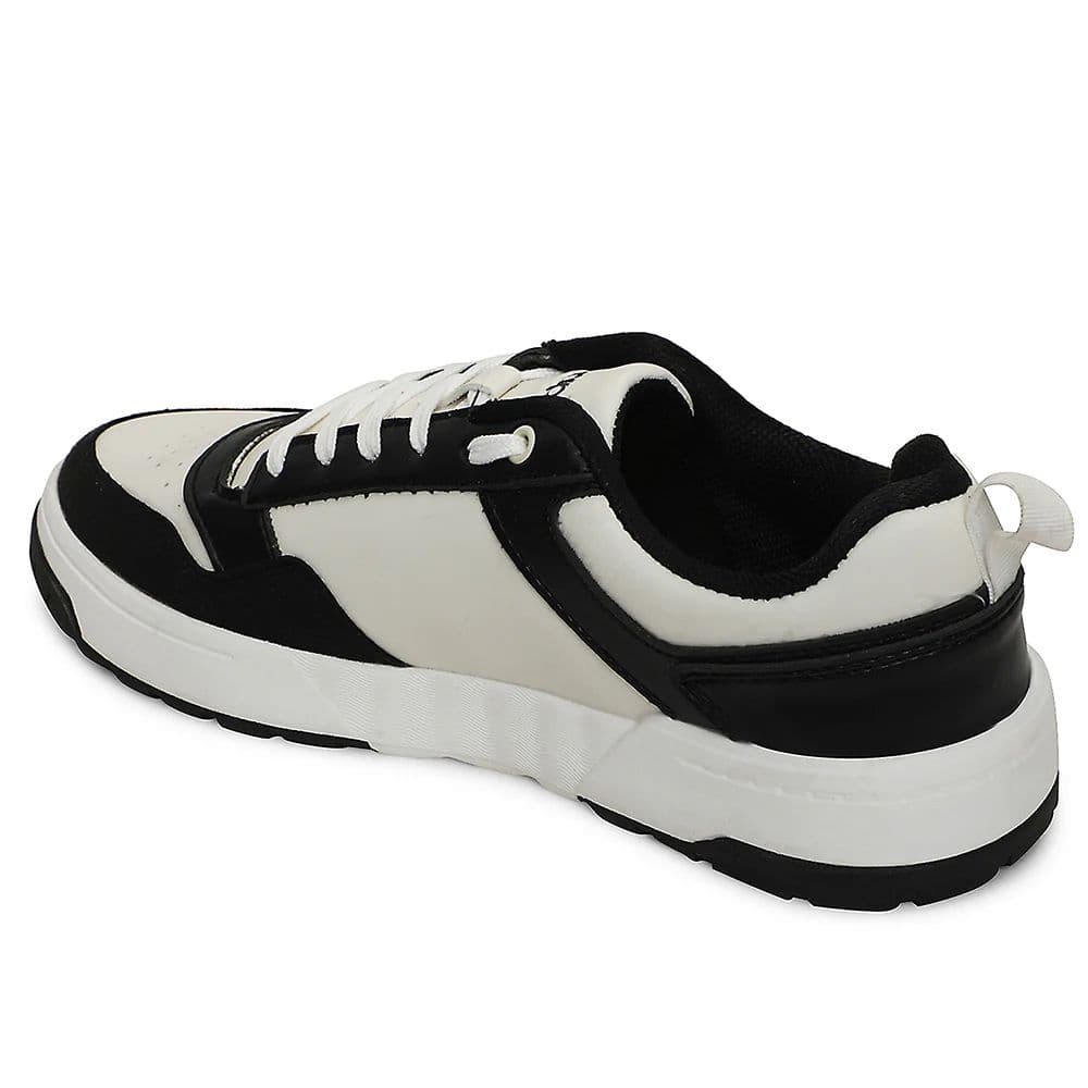 Leap7x Black Casual Lacing Sneakers For Men AMAZER-10E By Liberty — photo 5
