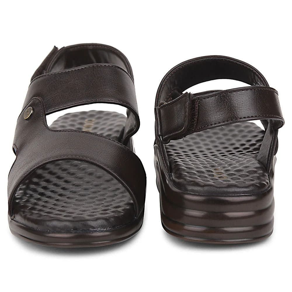 Coolers Brown Formal Sandal For Men 7123-140 By Liberty — photo 6
