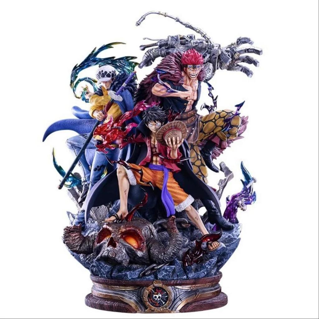 “Three Captains” Collectible Statue (33cm) — Luffy, Law & Kid Wano Country Arc Figure — photo 2