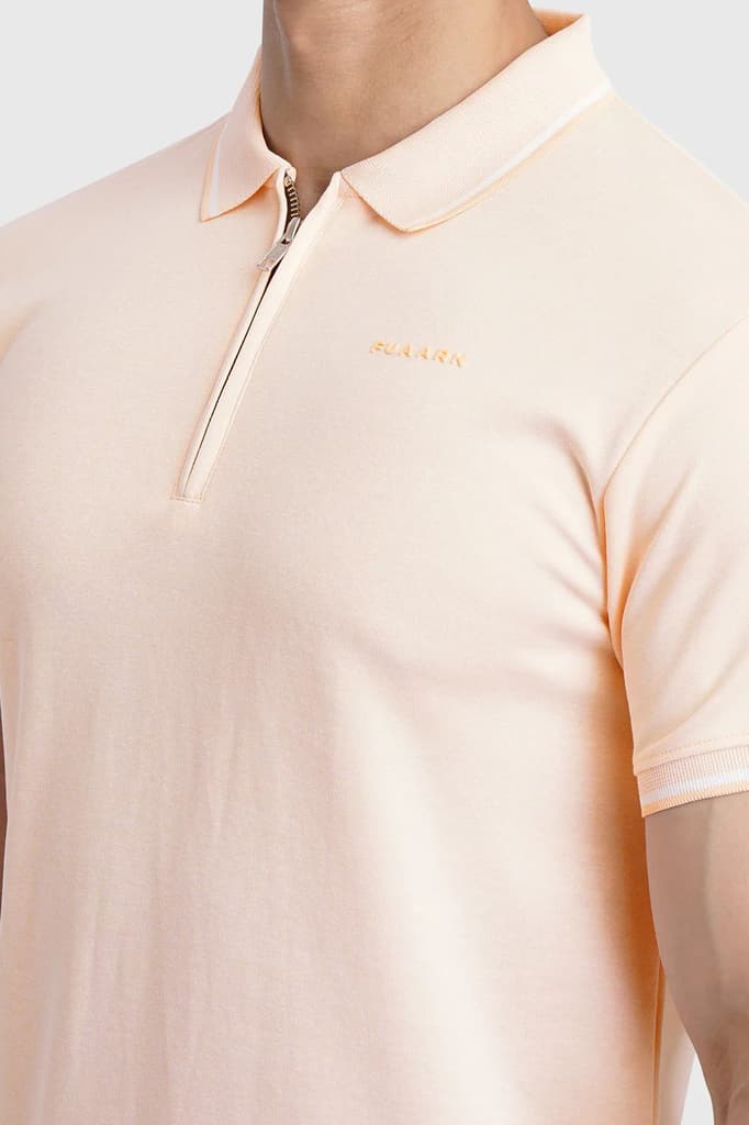 Heritage Polo T-shirt Peach — photo 3