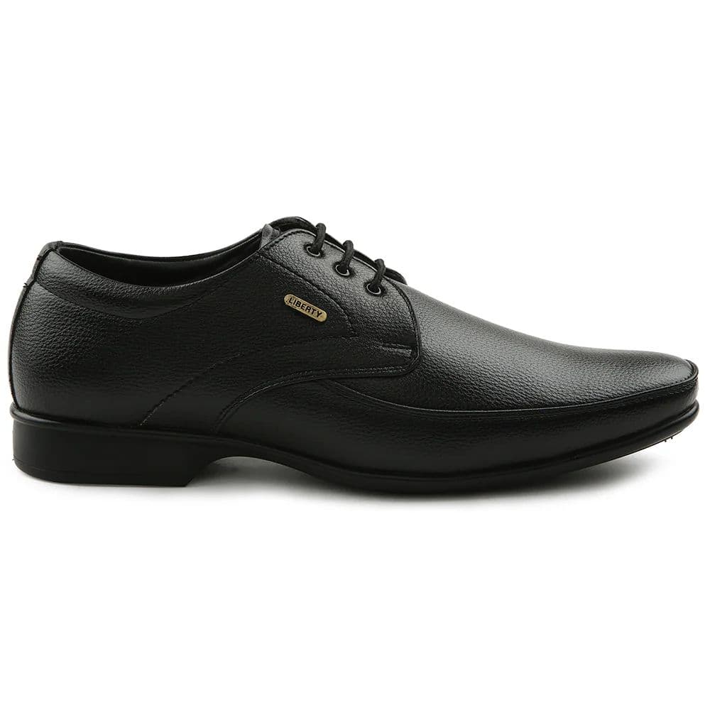 Fortune Black Formal Lacing Oxford Shoes For Men H202-01 By Liberty — photo 2
