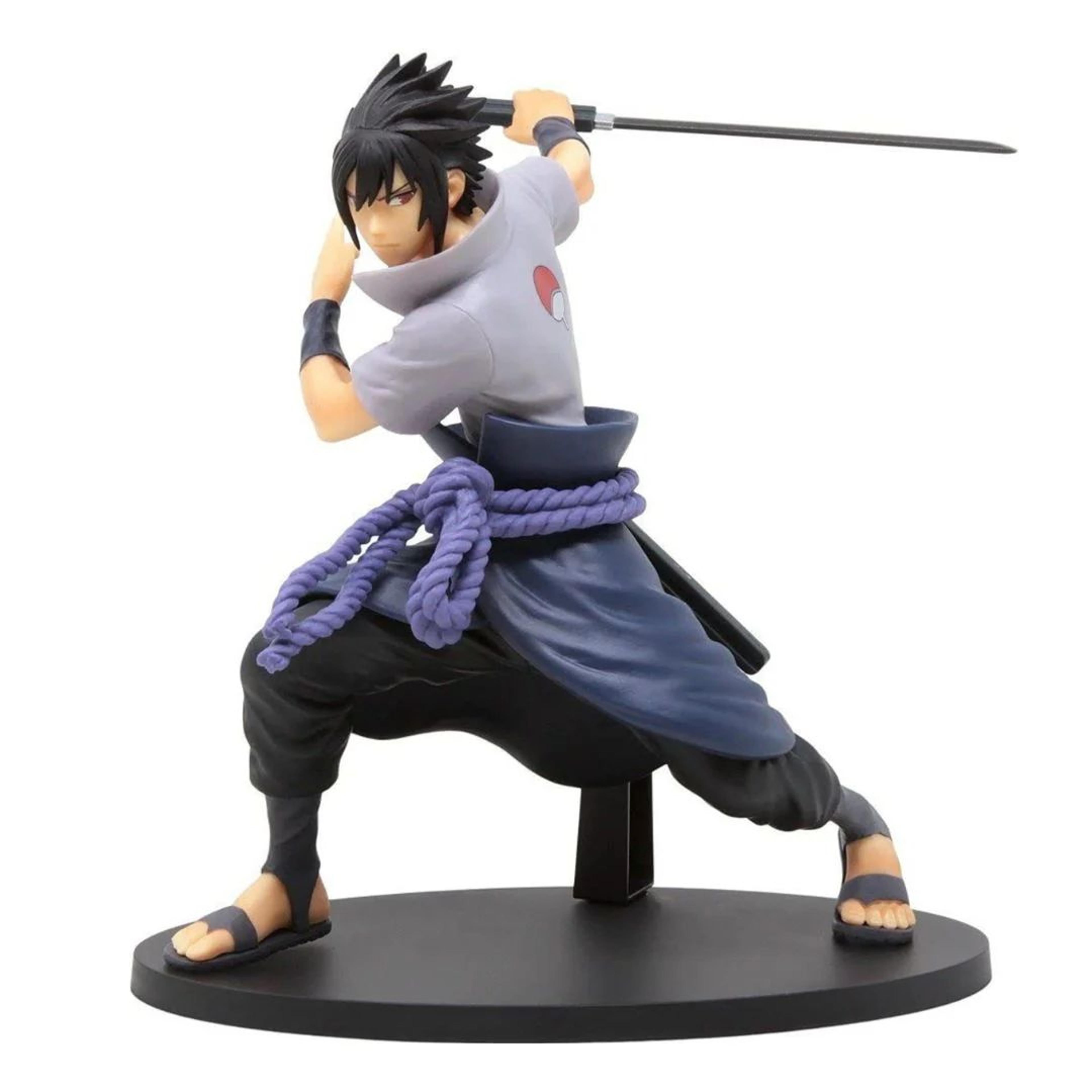 Sasuke Uchiha Attack Pose Anime Figure 18 Cm