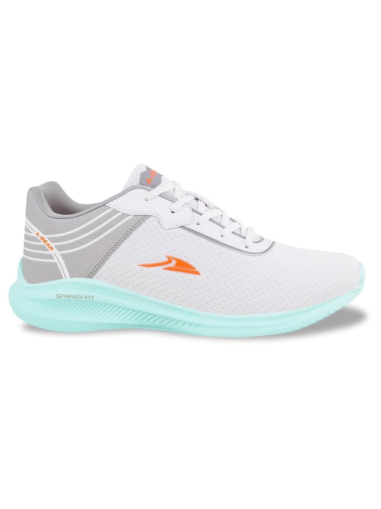 AGR-004 White Men's Sports Shoes — White / 6