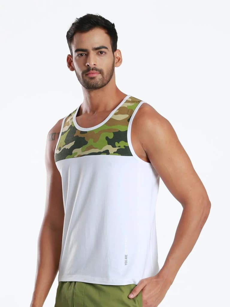 Active Fit Camo Printed Bamboo Vest (Pack of 3) — photo 10