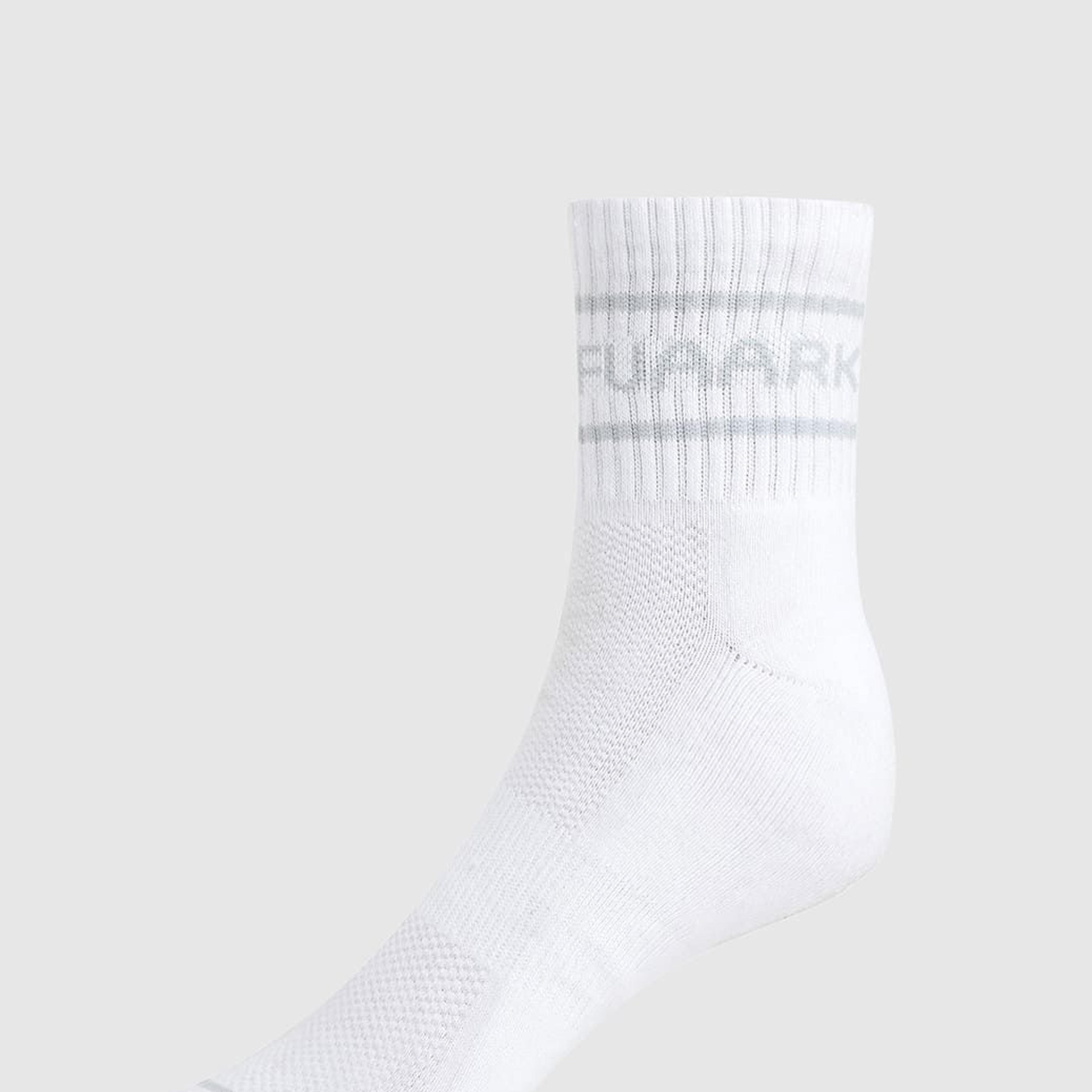 Legacy Quarter Socks White/Grey
