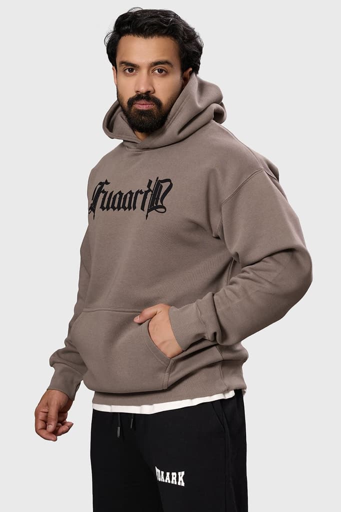 Brookline Oversized Hoodie Brown — S