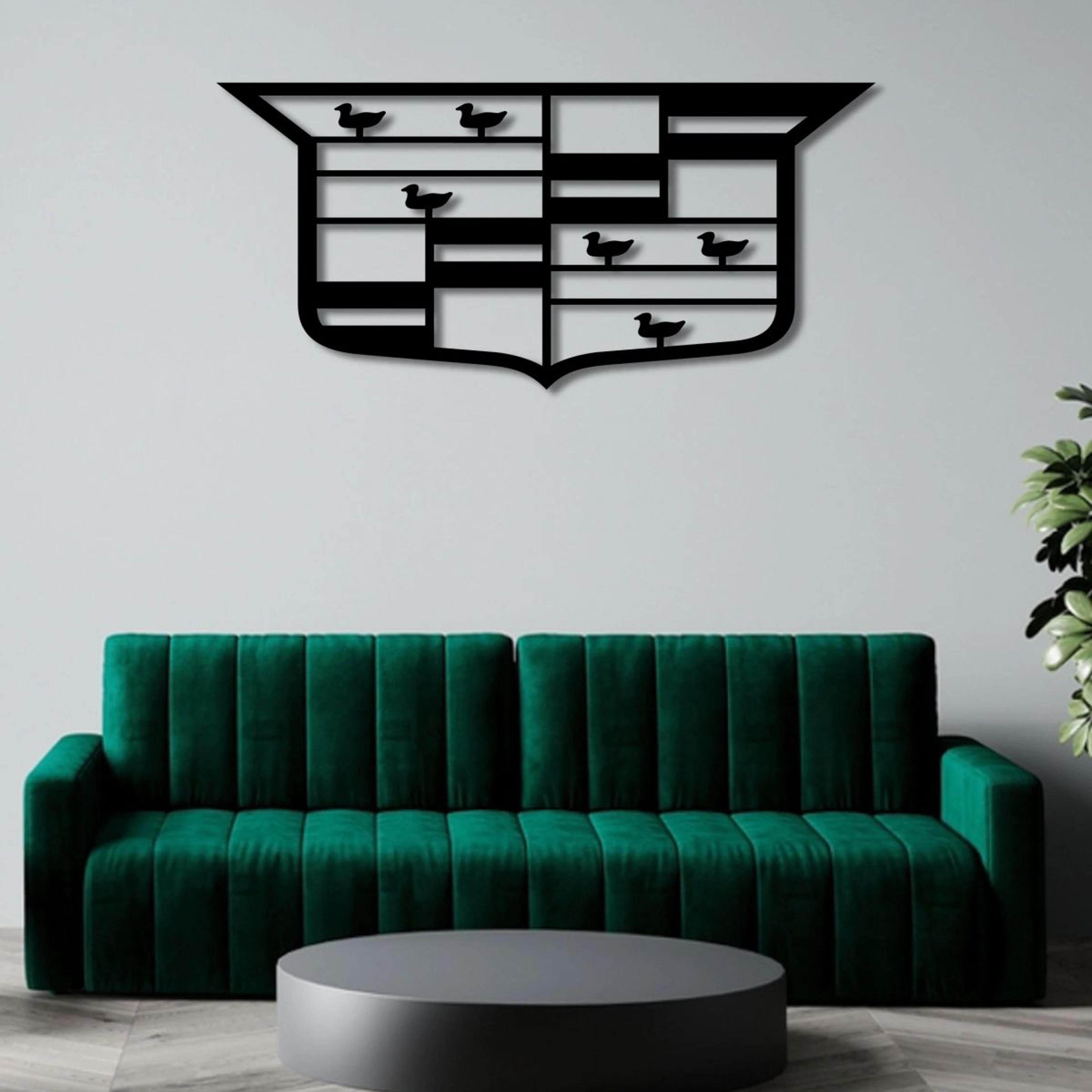 CADILLAC RACING F1 TEAM LOGO METAL WALL ART