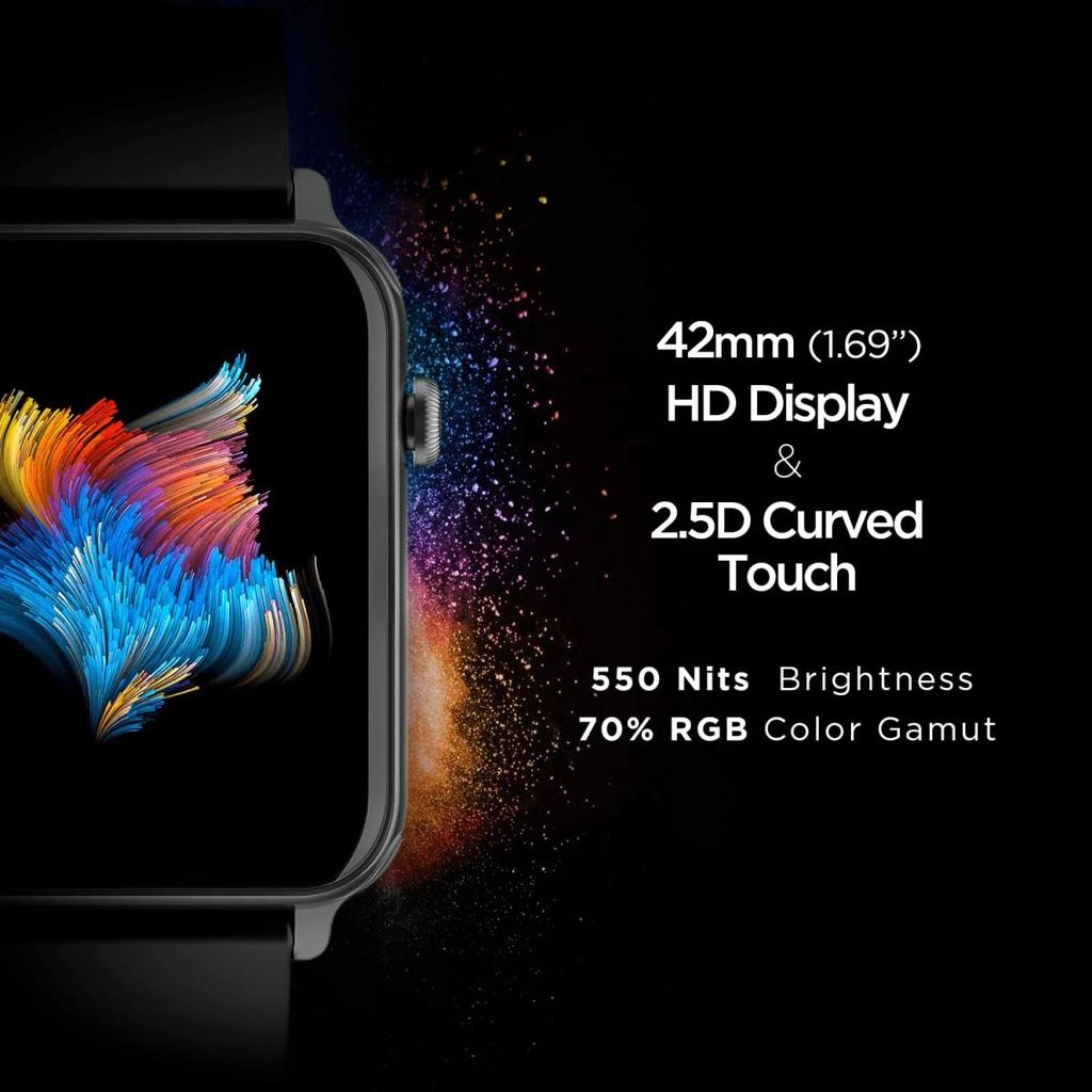 boAt Wave Call | Bluetooth Calling Smartwatch with 1.69" (4.29 cm) HD Curved Display, 150+ Watch Faces, Heart Rate & SPO2 Monitoring — photo 4