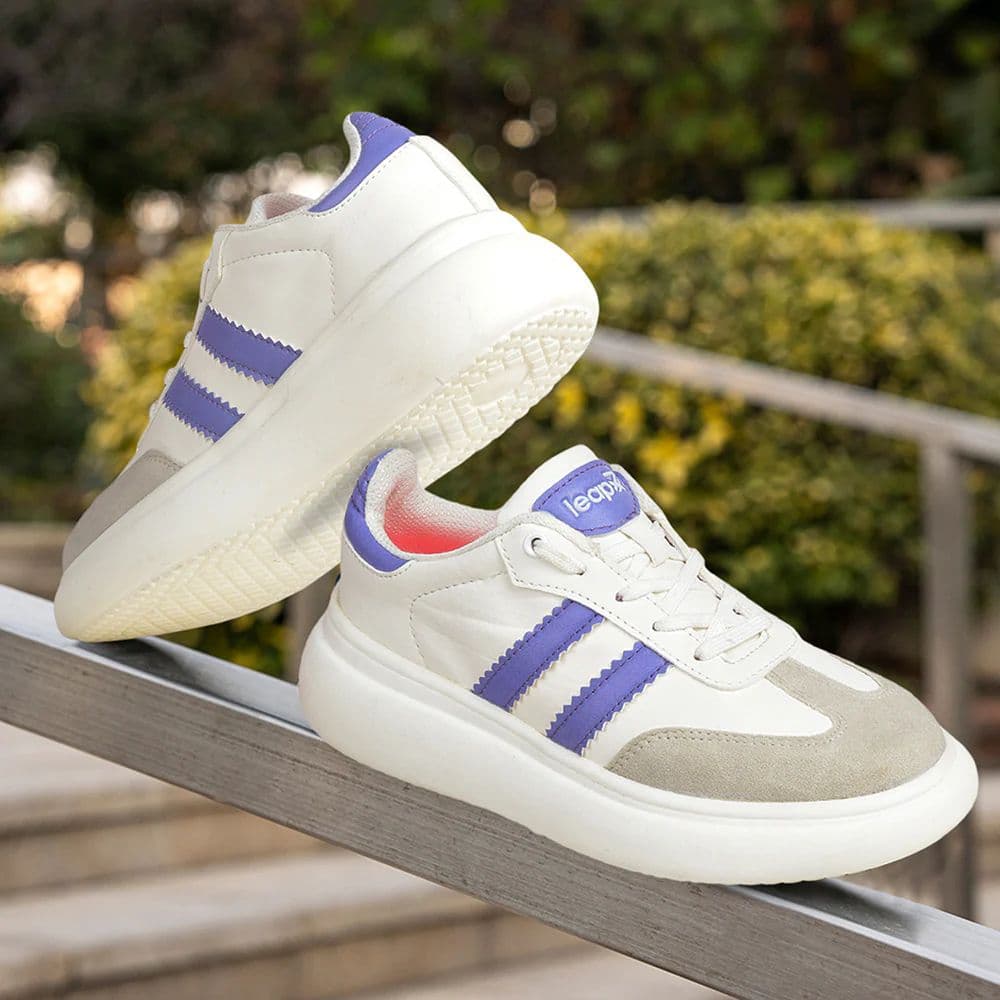 Leap7x Purple Casual Sneakers For Women BELEXI-1E By Liberty — photo 4