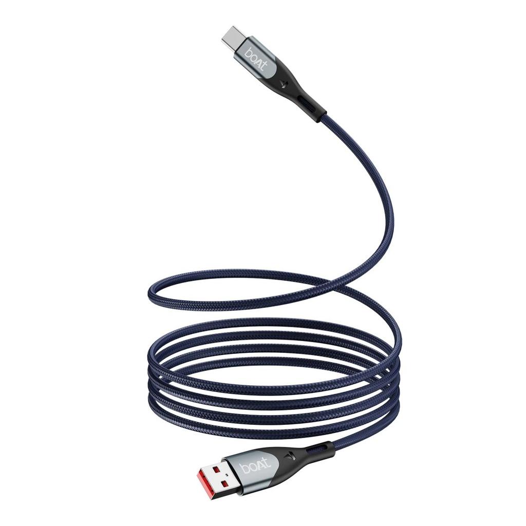 boAt Type A to C 65W Cable | Fast Charging Cable with 65W Output, 480 Mbps Data Sync & Nylon Braided Skin — photo 2