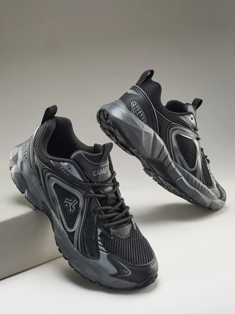 ENCORE Black Men's Sneakers