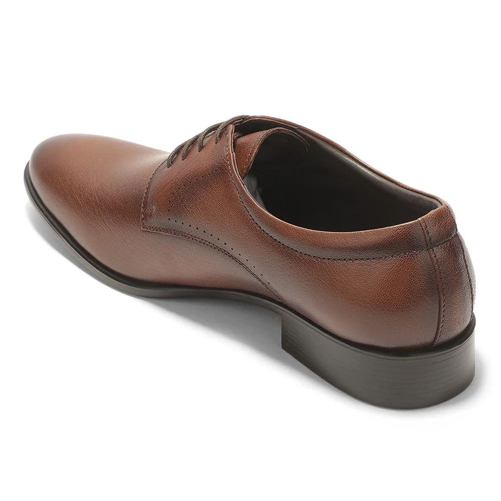 Healers SCL-16 Brown Formal Lacing Debry Shoes for Men By Liberty — photo 4