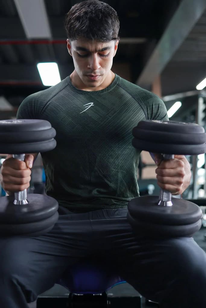 Ozone Jacquard T-shirt Green — photo 3