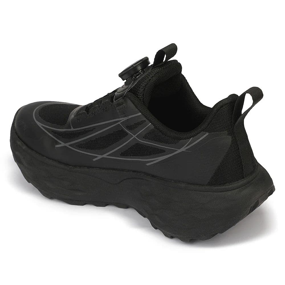 Leap7X ZQ-WFL-04 Black Twist & Go Sports Non Lacing Walking Shoes for women by Liberty — photo 3