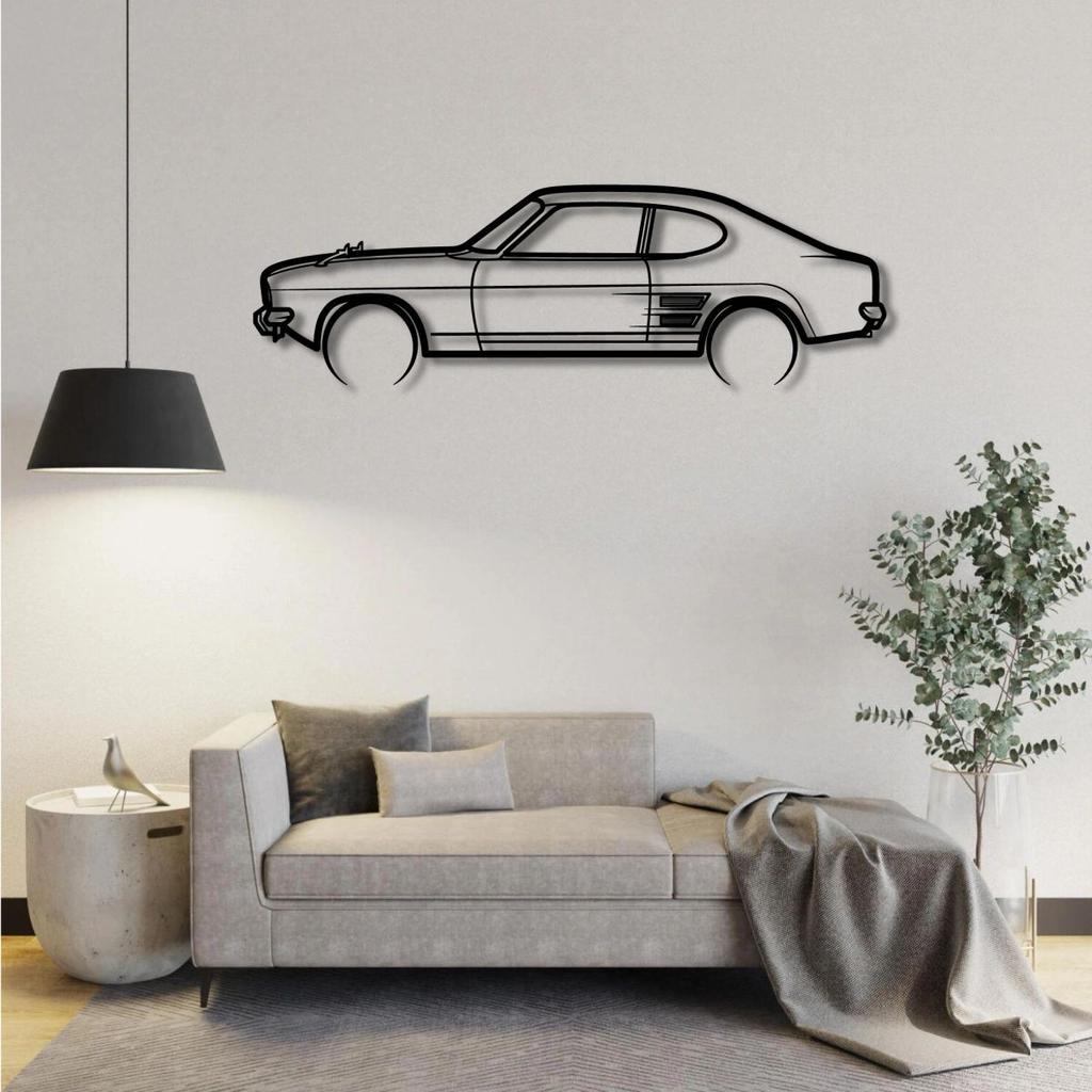 1969 FORD CAPRI MK1 2.0 METAL WALL ART — photo 2