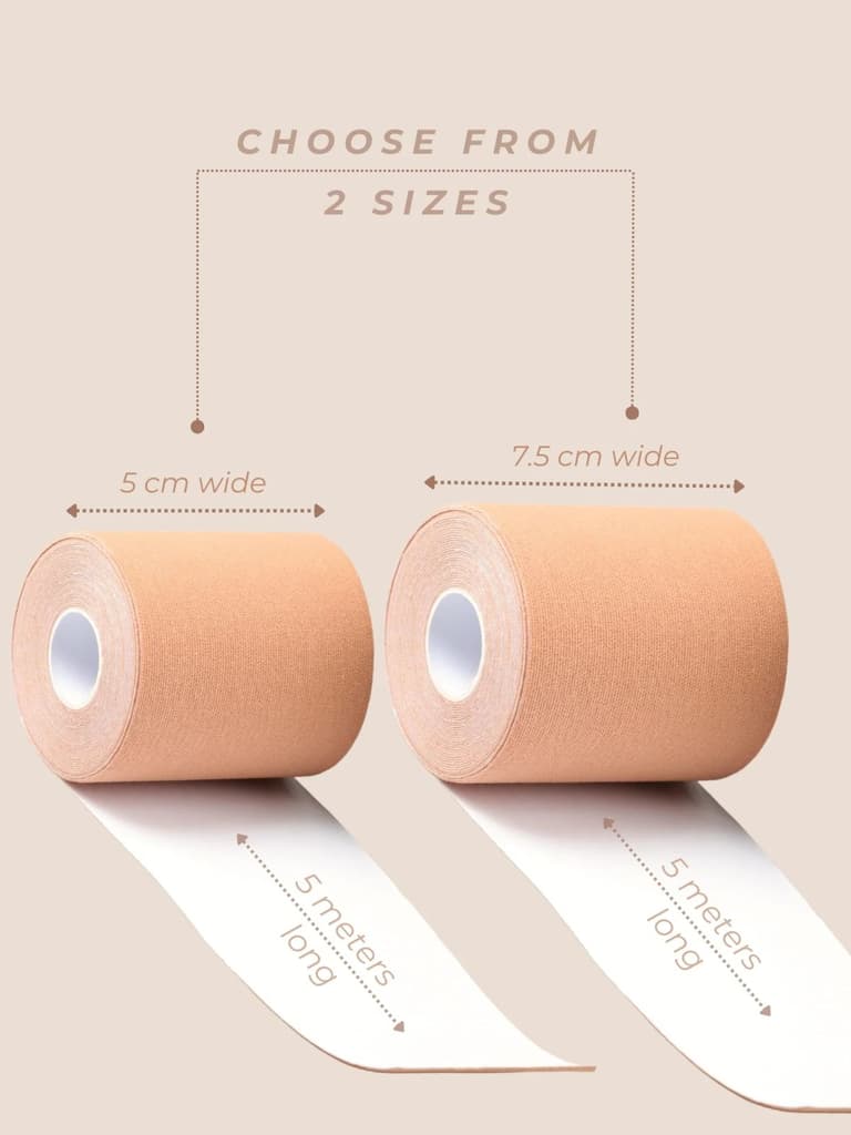 Body Tape for Women – Fabric-Friendly, Invisible Double Sided Tape, Skin-Safe Adhesive, Dispenser, Clothing Tape for Saree Draping, Neckline & Lehenga India — photo 5