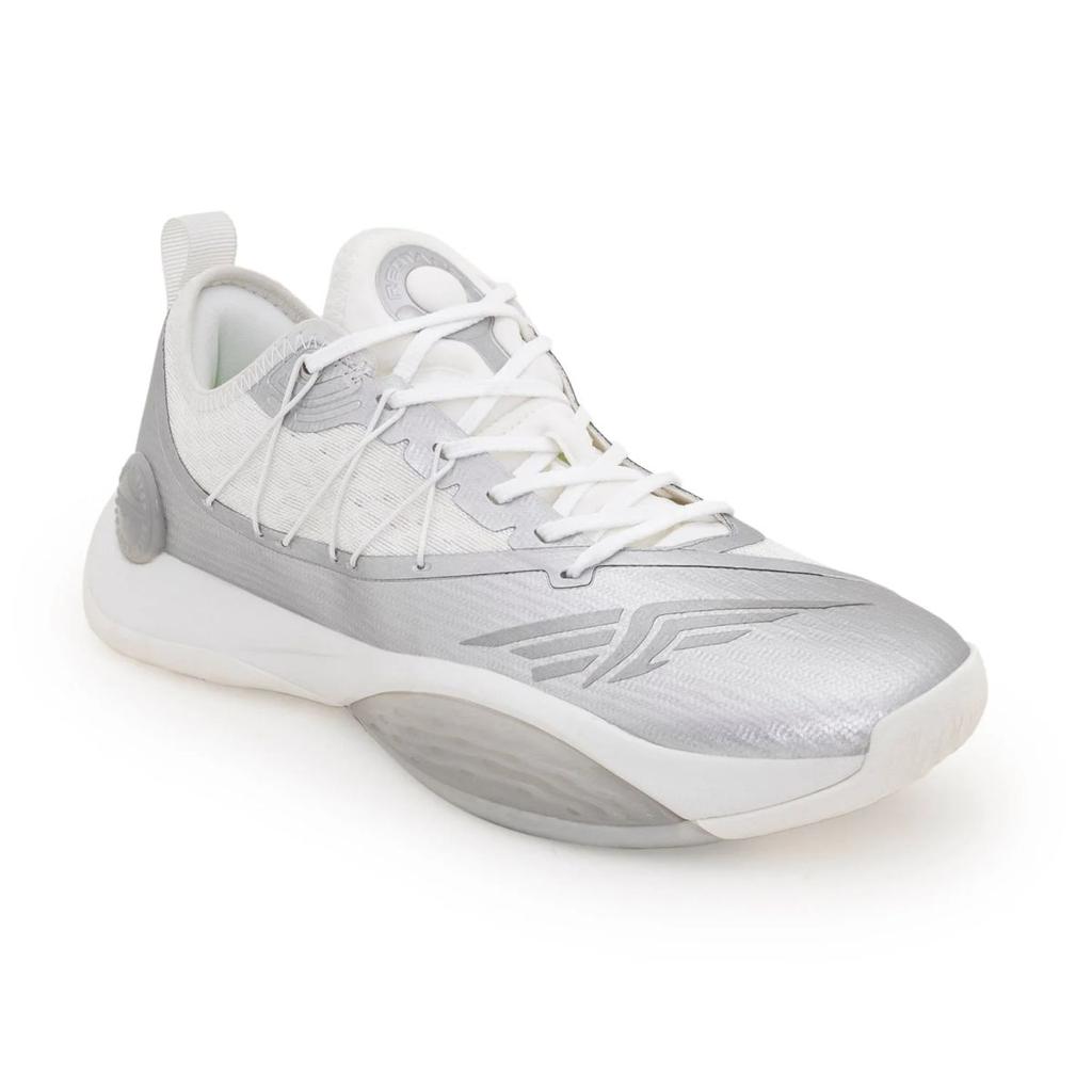 Basketball Shoes for Men in White and Grey — 6 / White/Grey