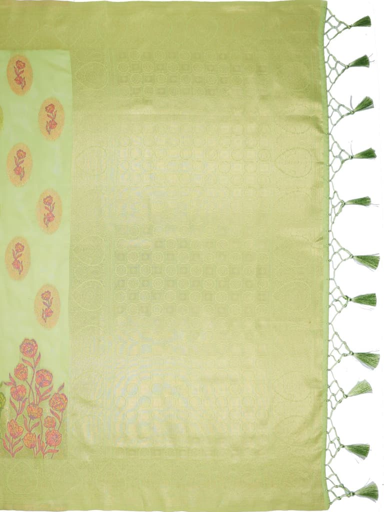 Mimosa Women's Woven Design Banarasi Style Art Silk Saree With Blouse Piece : SA00001990PSFREE — photo 8