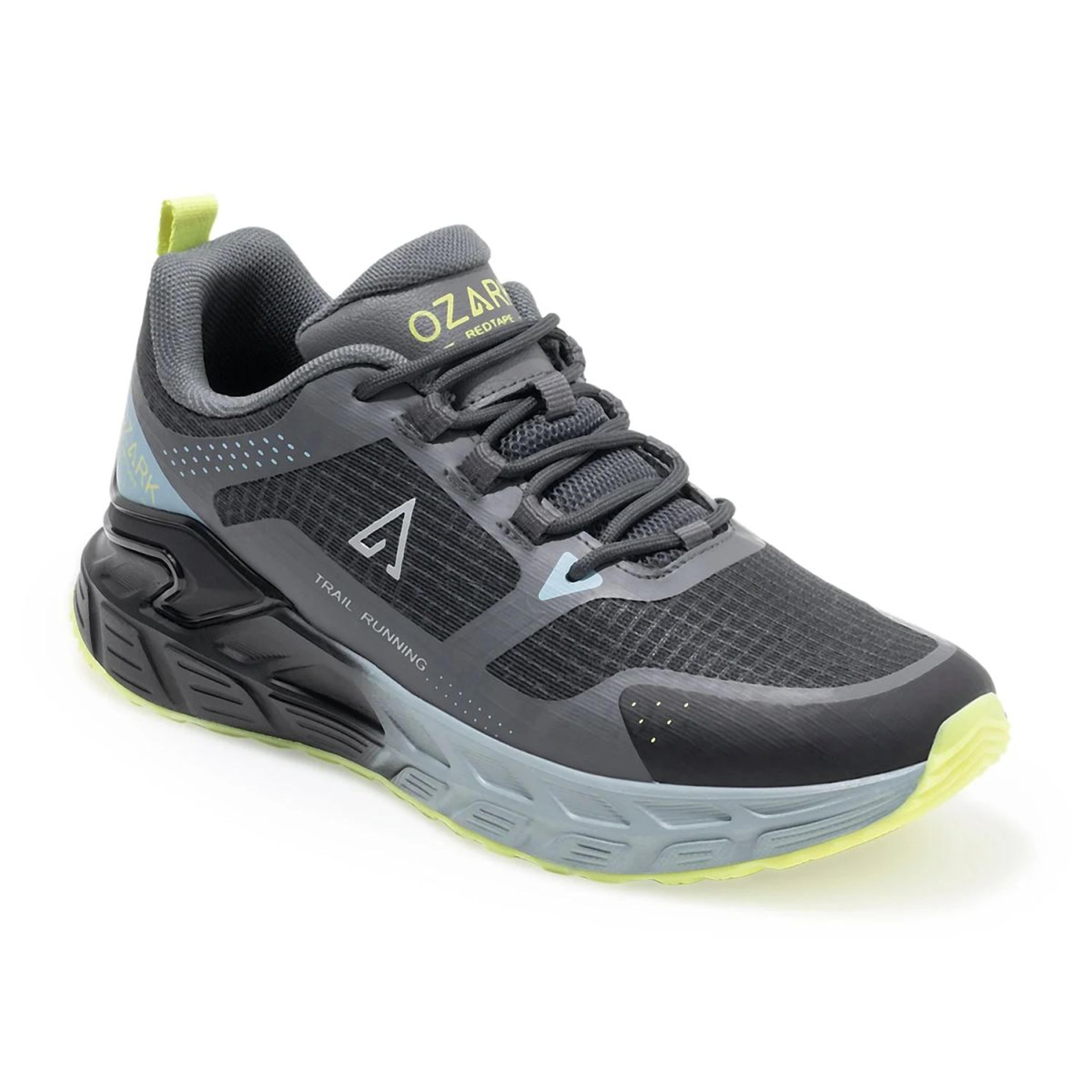 Blue & Black Trail Running Shoes for Men | Low-Cut Outdoor