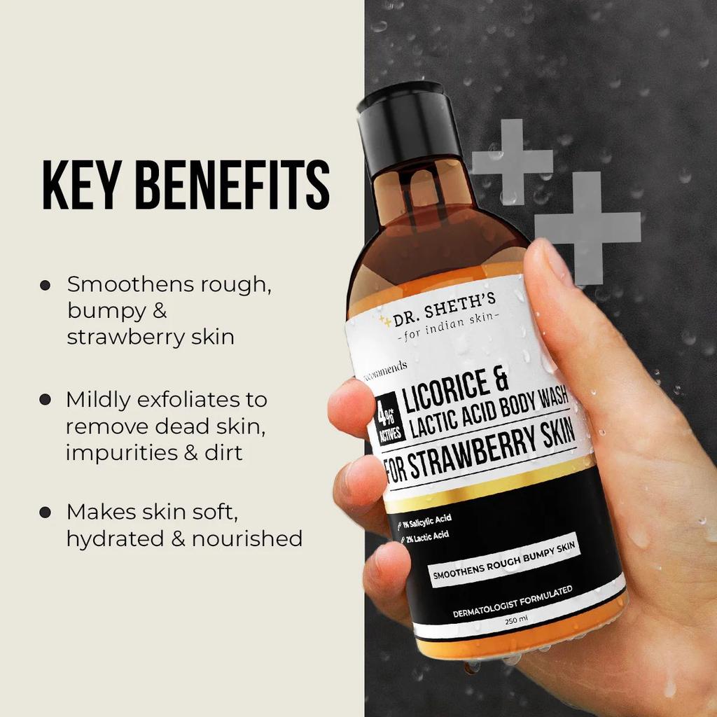 Licorice & Lactic Acid Body Wash - 250ml
