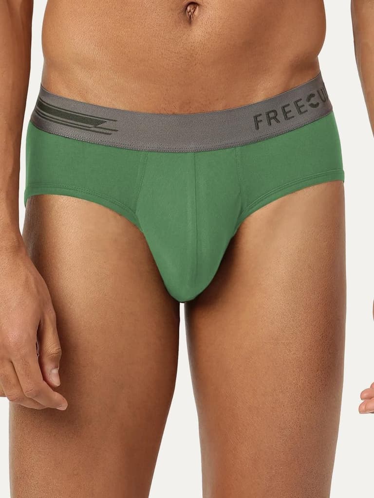 Men's Anti-Bacterial Micro Modal Brief in Contrast Waistband (Pack of 1) — S