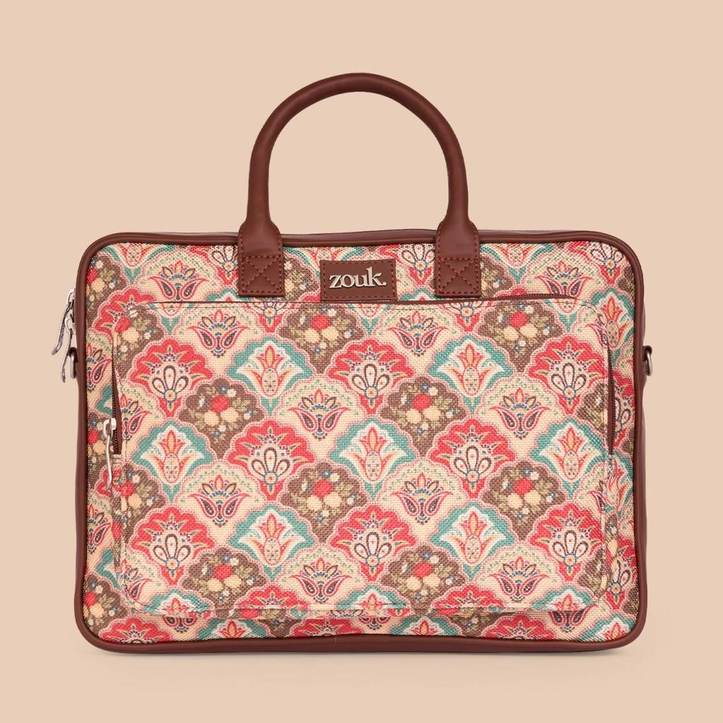Mughal Art Multicolor Laptop Bag — photo 4