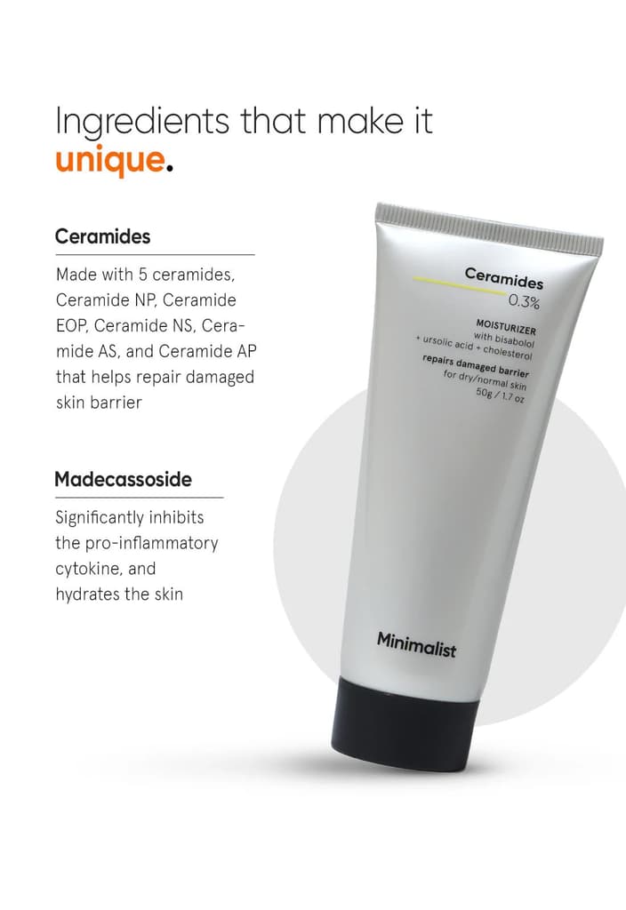 Ceramides 0.3% + Madecassoside Moisturizer