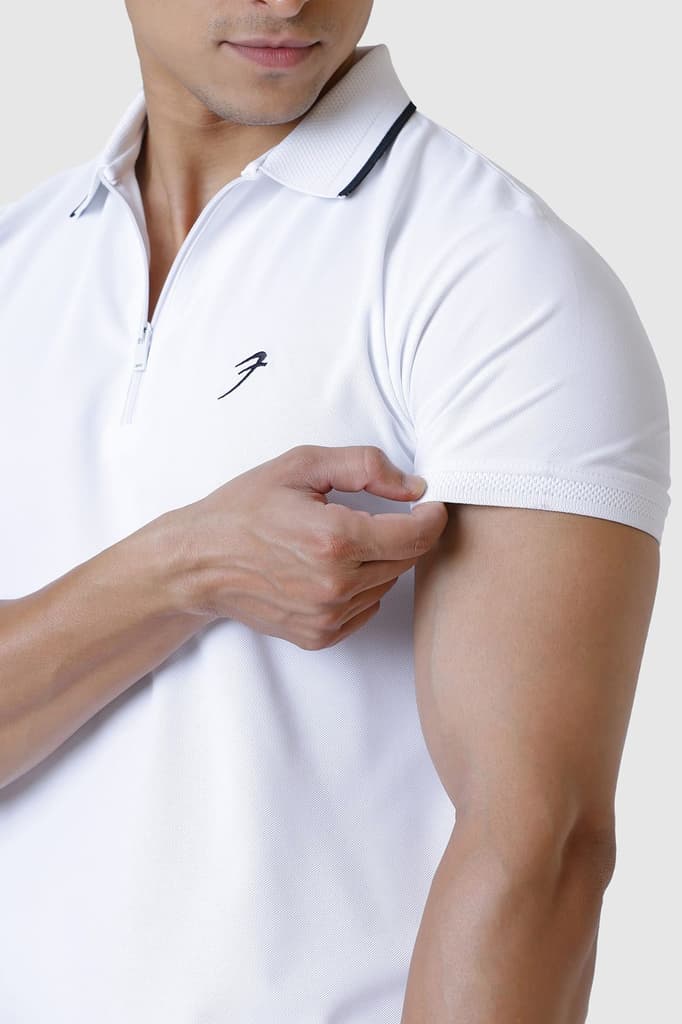 Stride Polo T-shirt White — photo 3