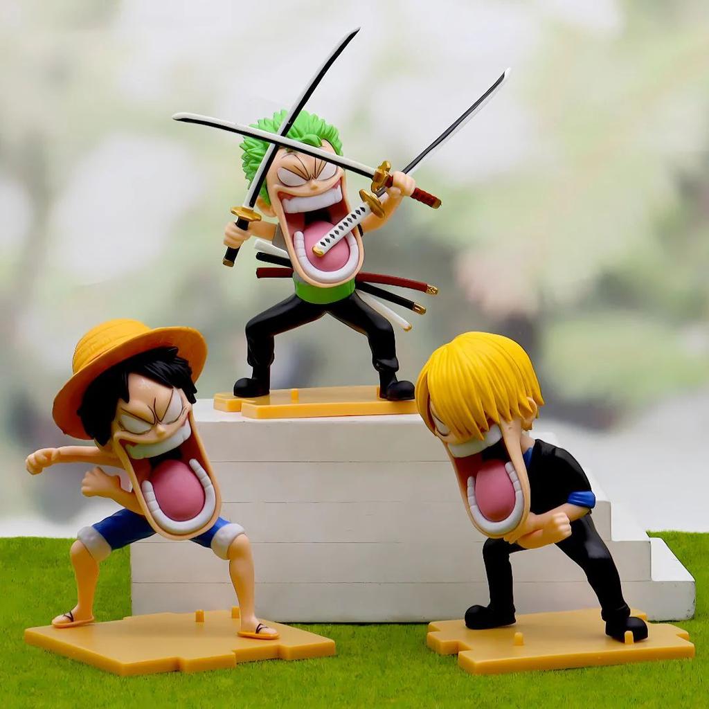 One Piece Big Mouth Crew | Luffy, Zoro, and Sanji Collectibles