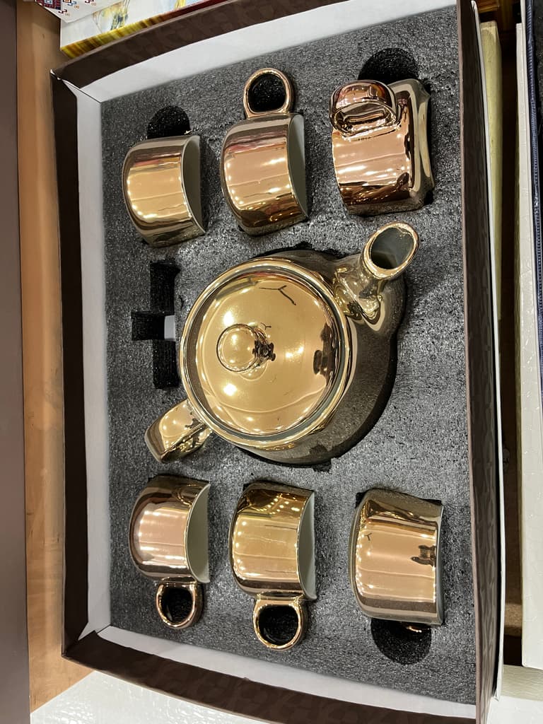 Tea Kettle | Kitchen & Dining | Metal | Gold