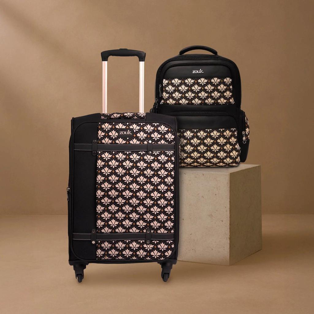 Bidri Kaiser Saira Black Trolley x Bidri Kaiser Pro backpack