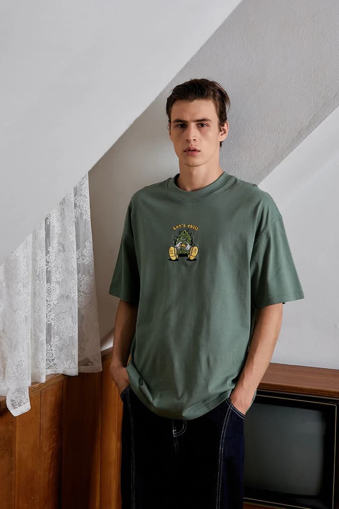 Chill Nugget Green Oversized T-shirt — photo 6