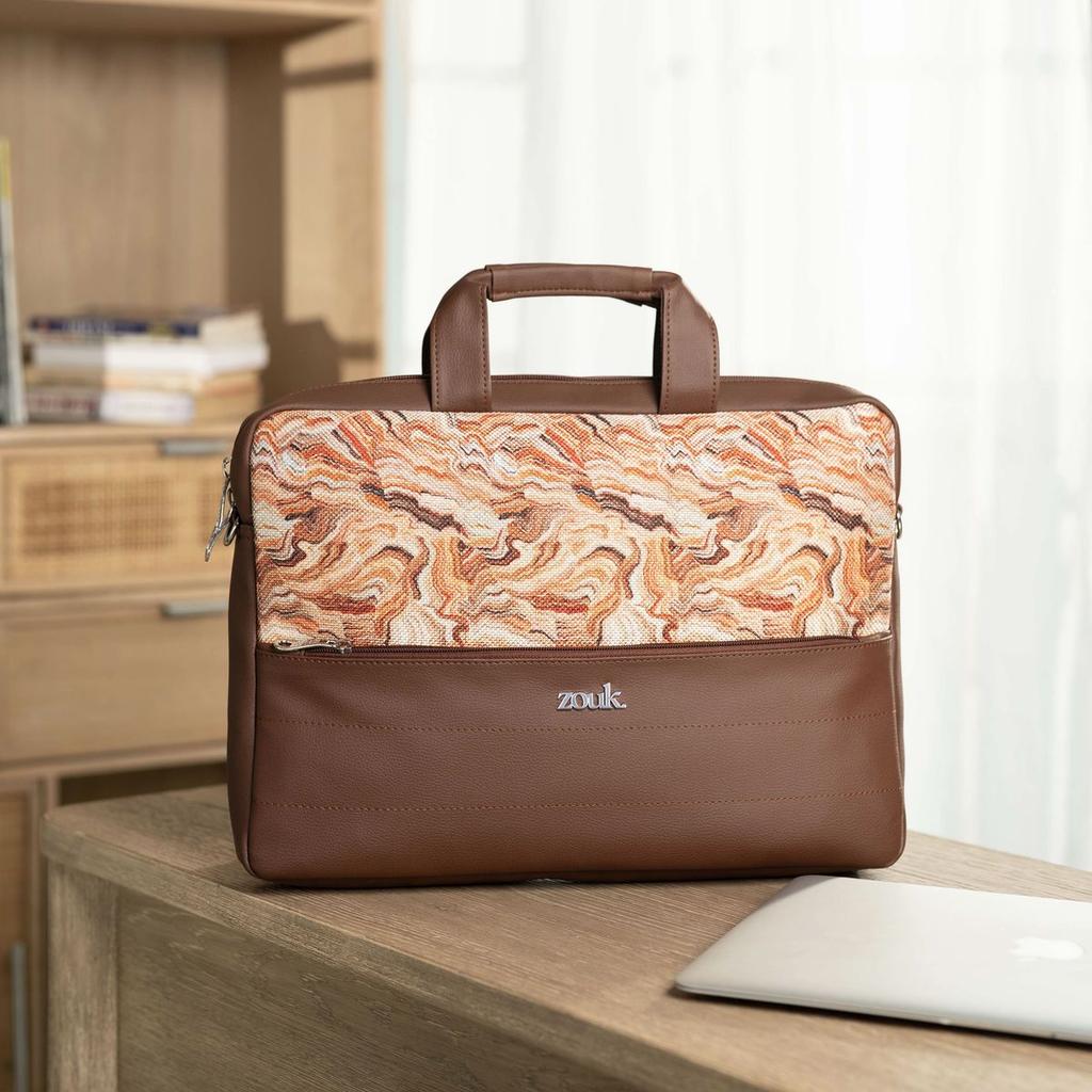 Arin Laptop Bag - Nicobar Coral