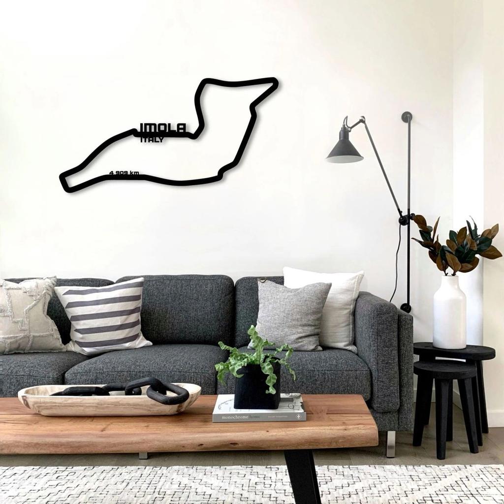 IMOLA AUTODROMO ENZO E DINO FERRARI METAL WALL ART — photo 3