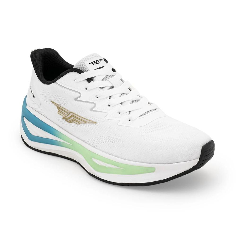 Athleisure Sports Shoes for Men in White | Low-Cut Athleisure Shoes. — 6 / White