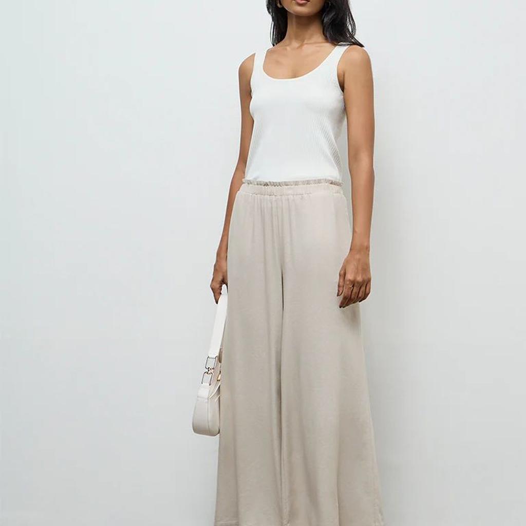 LOV Light Taupe High-Rise Pants