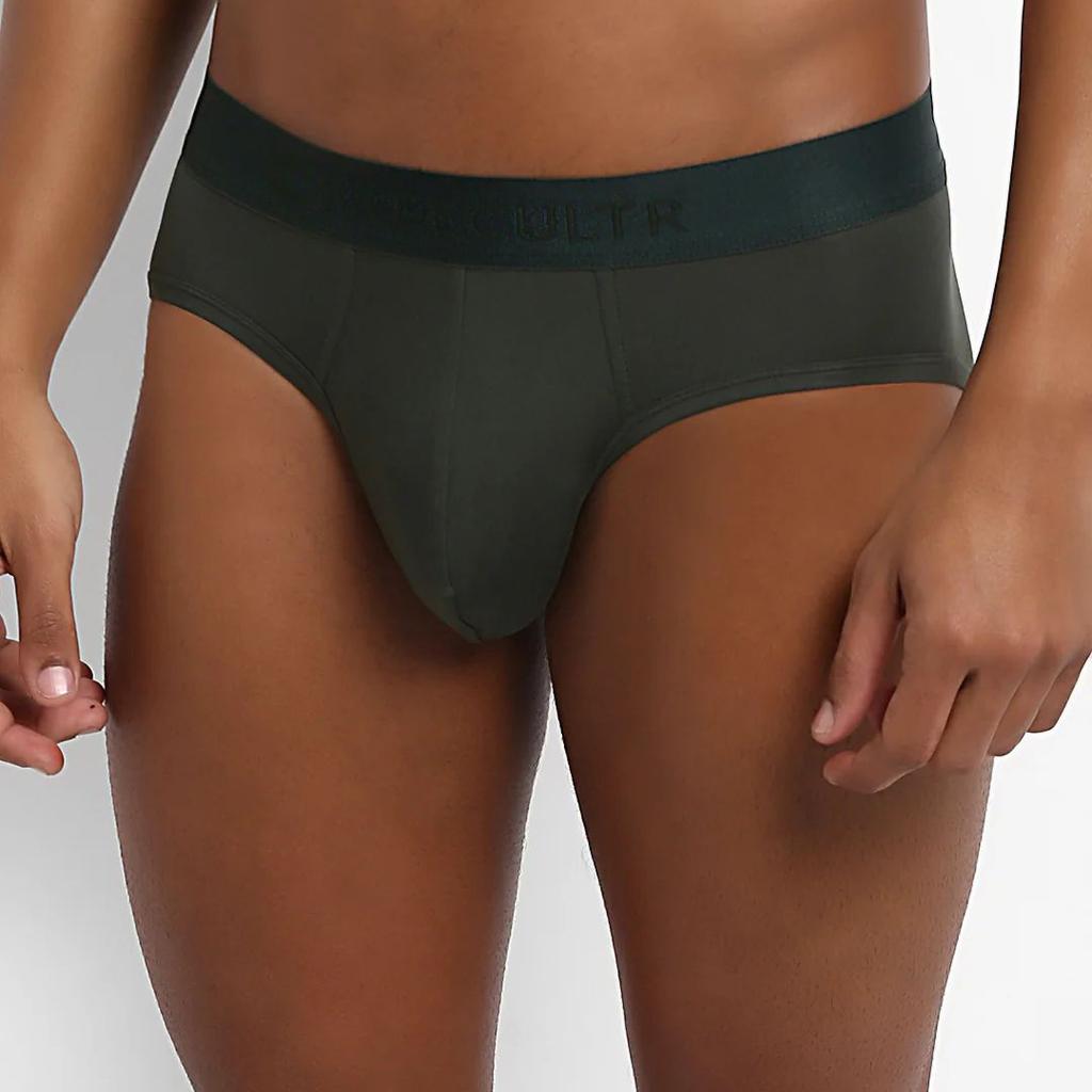 Men's Anti-Bacterial Micro Modal Brief in Solid Waistband (Pack of 1)