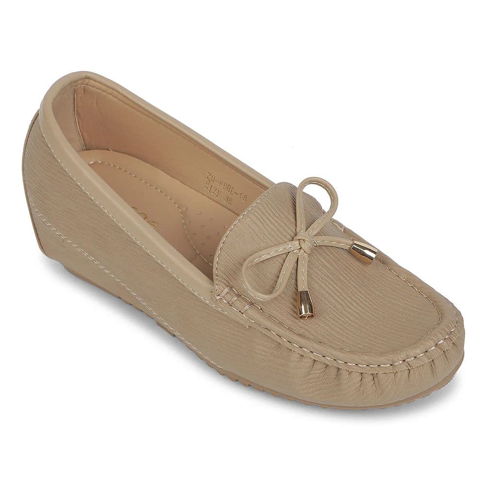 Healers Beige Casual Flat Ballerina for Women ZQ-FDBL-18 by Liberty — 3/36 / Beige