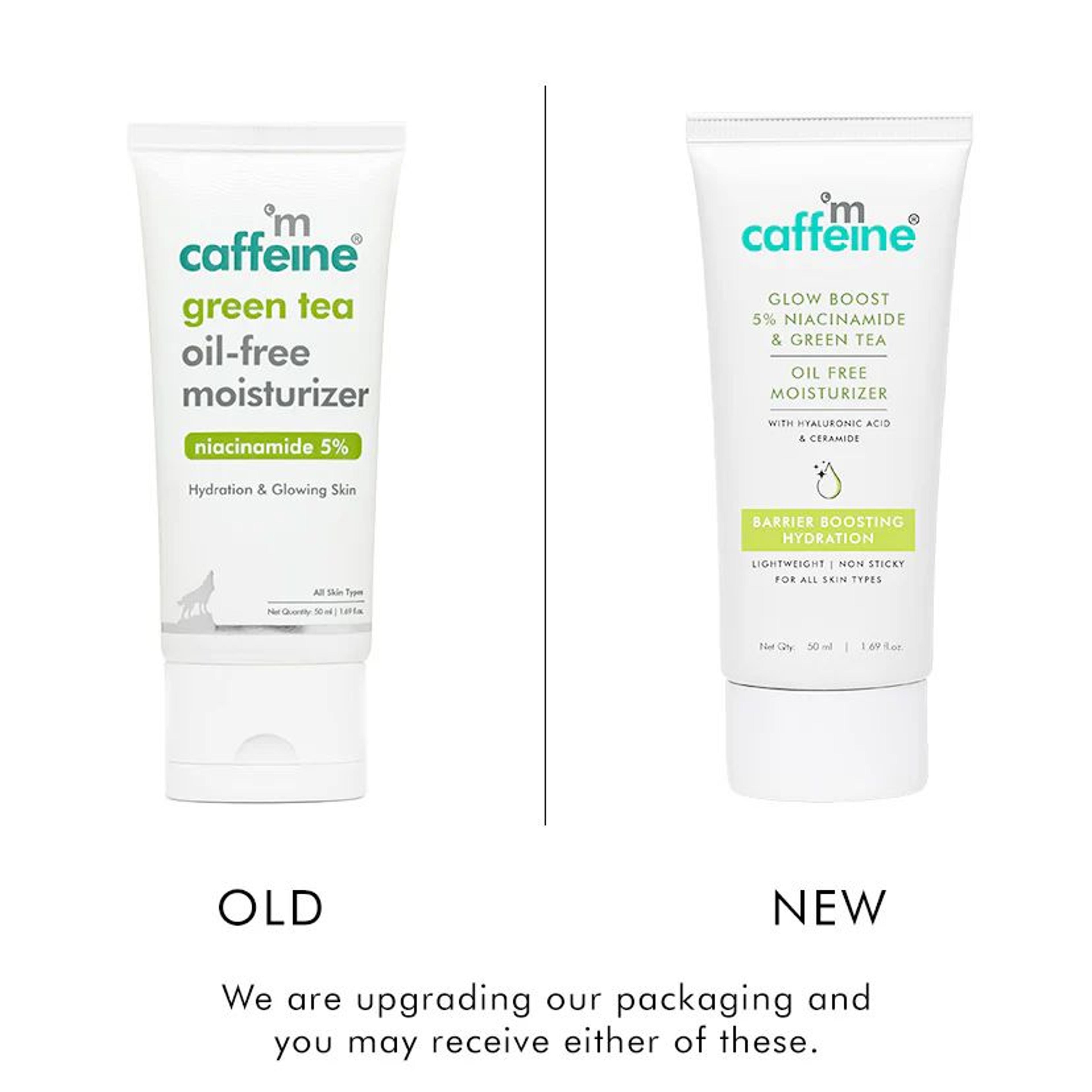 Green Tea Oil-Free Moisturizer with 5% Niacinamide - 50 ml