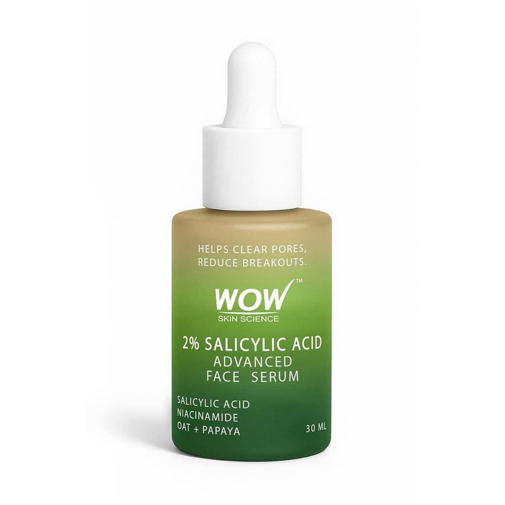 2% Salicylic Acid Face Serum Unclogs Pores & Controls Excess Oil