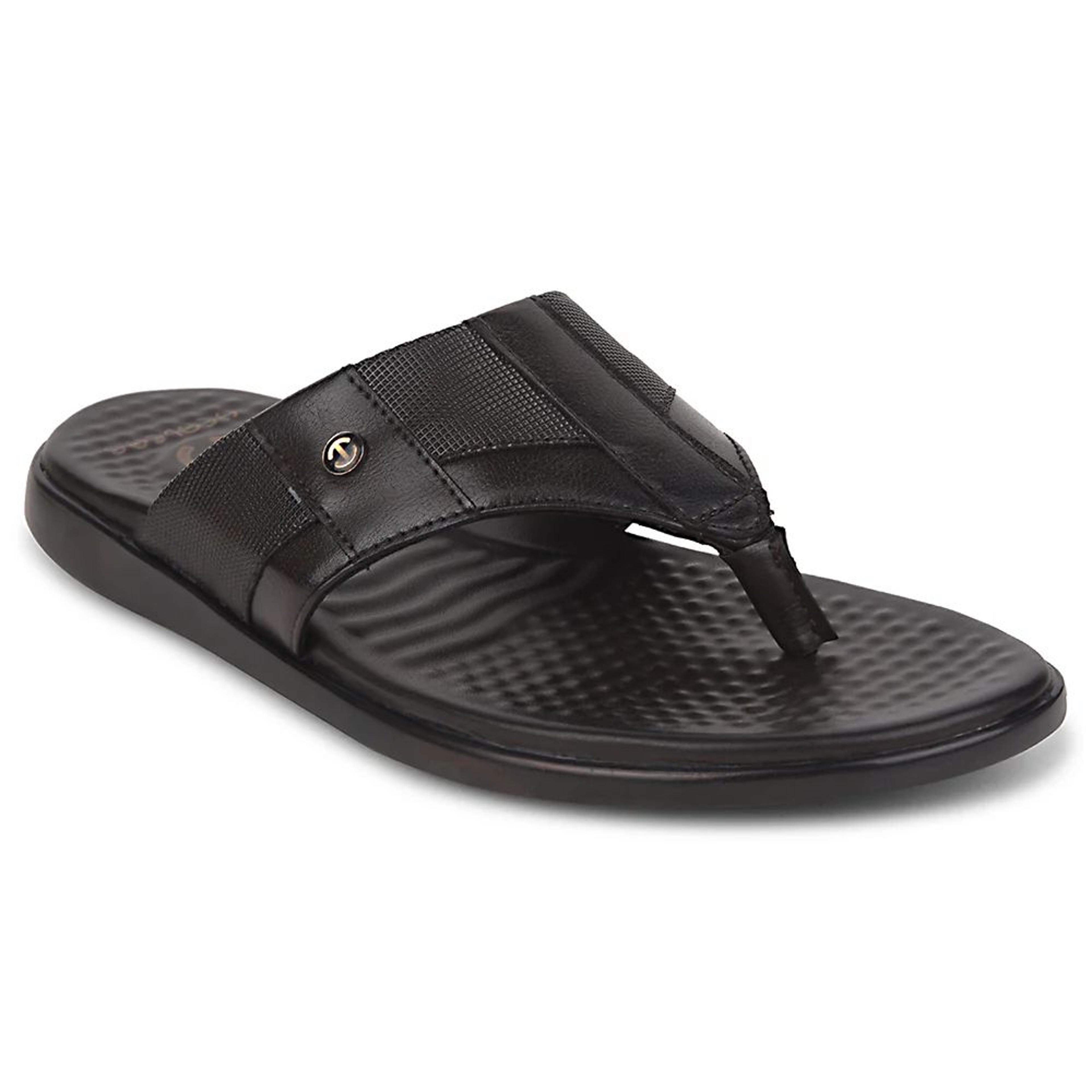 Healers Brown Casual Slipper For Men SOFTER-2 By Liberty