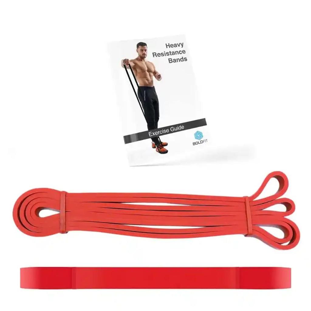 Boldfit Heavy Resistance Band For Workout Exercise | 7-15 Kg Resistace Capacity | Red