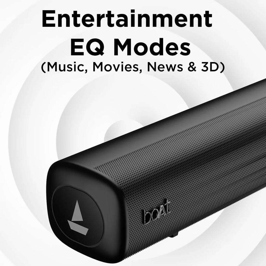 boAt Aavante Bar Aroha | Bluetooth Soundbar with Wired Subwoofer, 100W RMS Sound, 2.1 channel, Multiple EQ Modes, Bluetooth v5.3, USB, AUX, HDMI (ARC) — photo 2