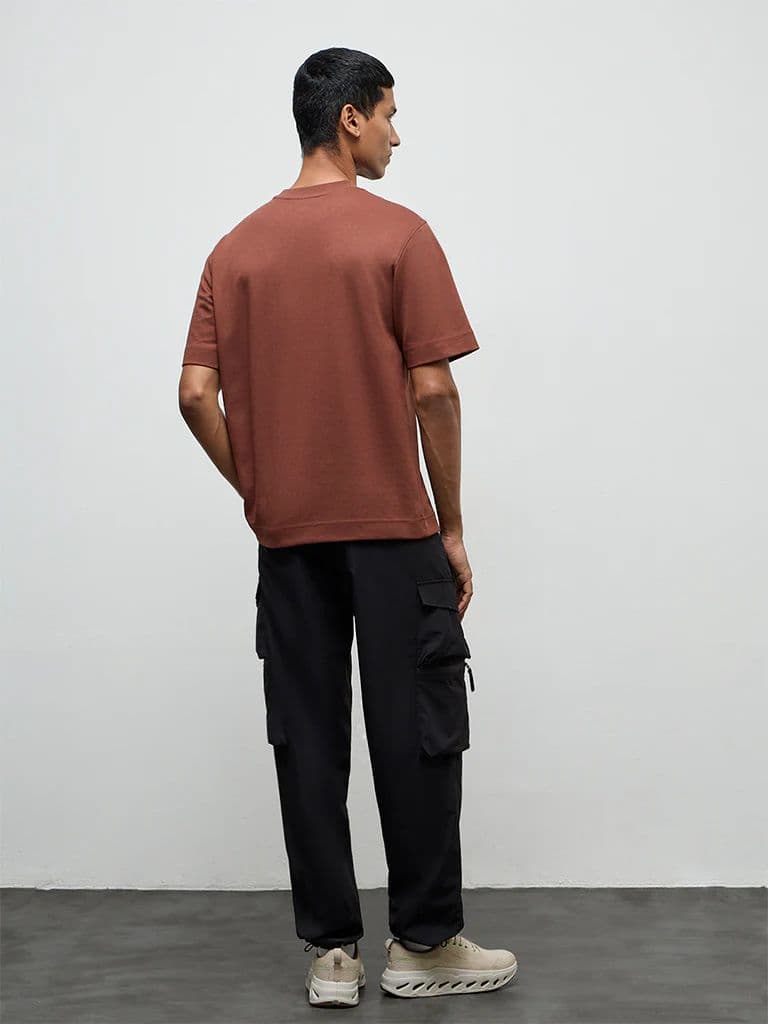 Nuoflexx Black Relaxed-Fit Mid-Rise Cargo Pants — photo 4