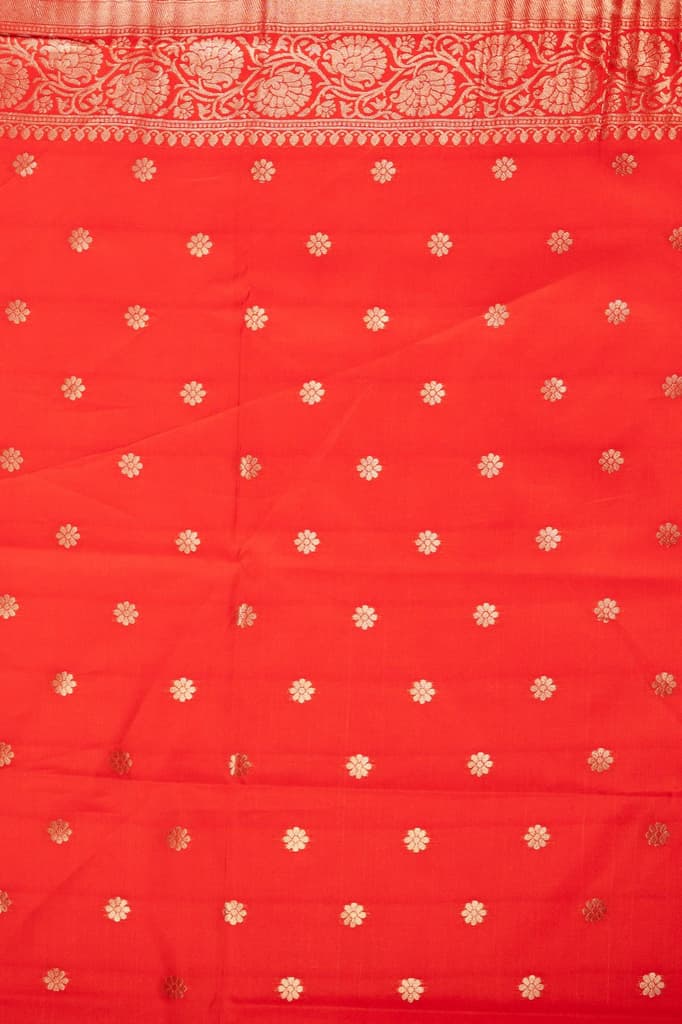 Mimosa Women's Woven Design Banarasi Style Art Silk Saree With Blouse Piece : SA00001606HWFREE — photo 9